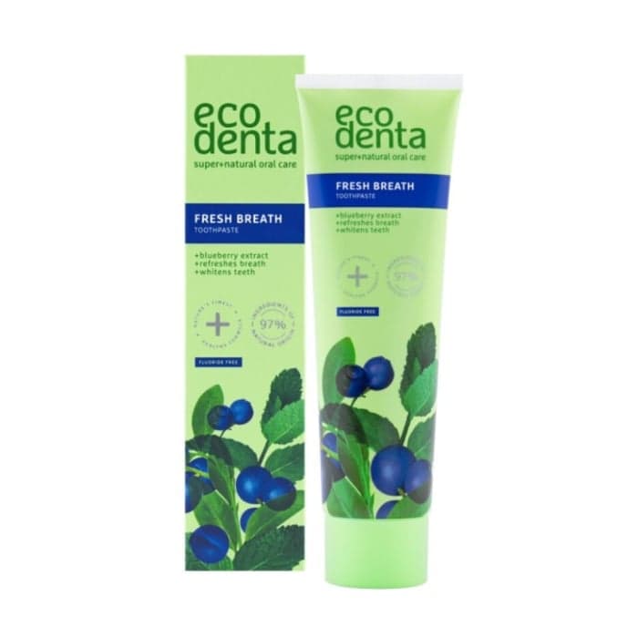 ECODENTA dantų pasta su mėlynių ekstraktu, 100 ml