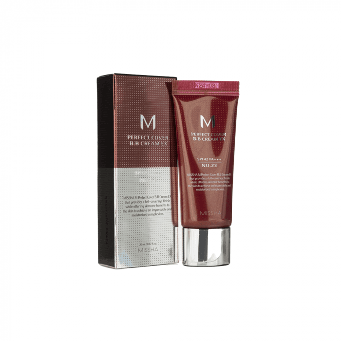 MISSHA BB veido kremas SPF42, 23 Natural Beige EX, M PERFECT COVER, 20 ml-1