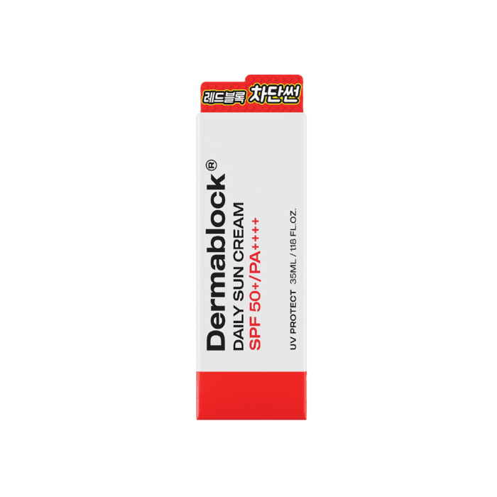 DERMABLOCK, kasdienė apsauga nuo saulės, Daily sun cream SPF50+/PA++++, 35 ml