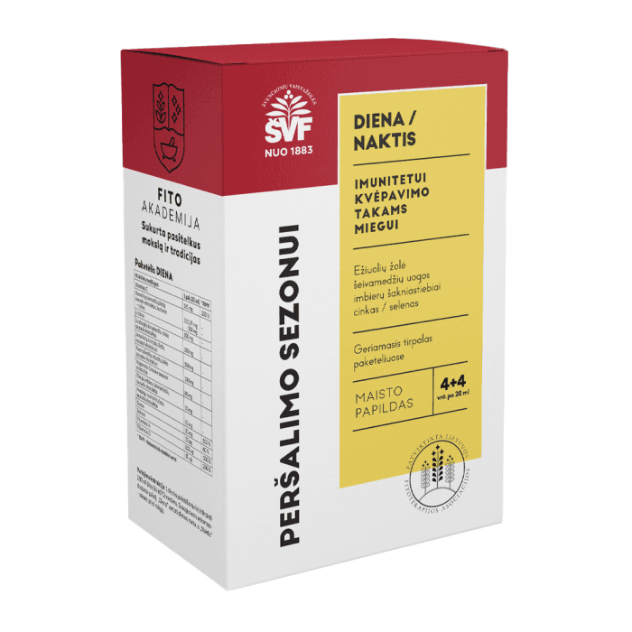 ŠVF peršalimo sezonui DIENA/NAKTIS, 8 vnt., 20 ml