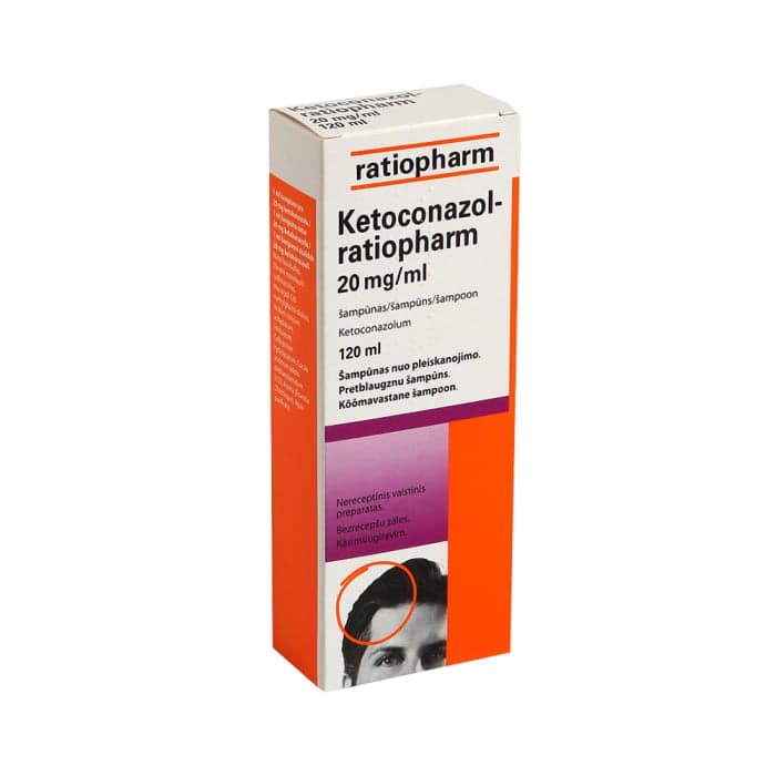 KETOCONAZOL-RATIOPHARM, 120 ml, Šampūnas, N1