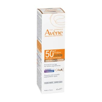 EAU THERMALE AVENE SUN ANTI-PIGMENTATION apsauginis veido fluidas su atspalvius SPF50+, 40 ml
