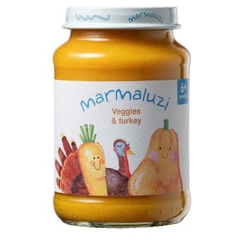 MARMALUZI daržovių ir kalakutienos košė, nuo 6 mėn., 190 g
